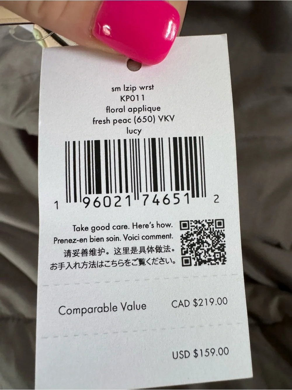 Kate Spade Wristlet Card Wallet NWT